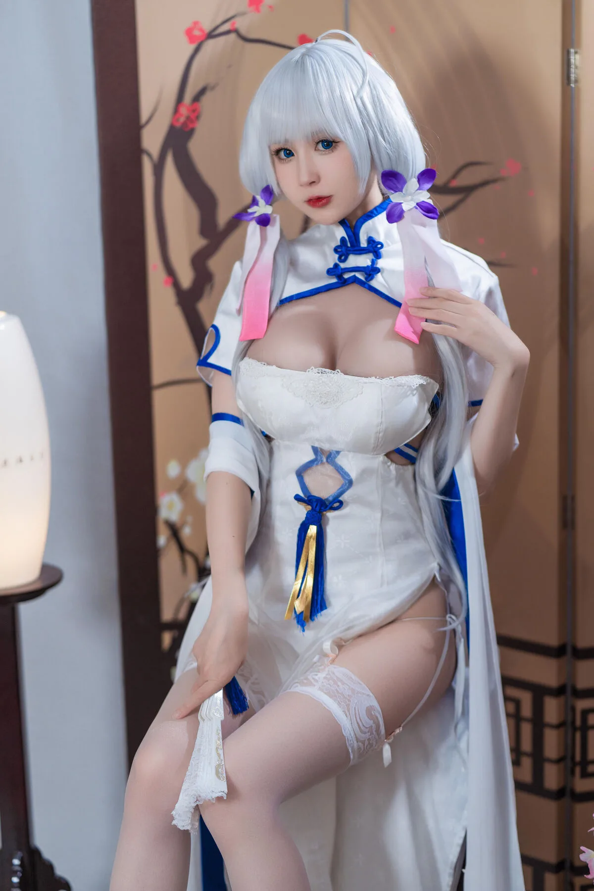 Coser@Saienji Nanka – Áo choàng cờ hiệu Blue Line Light Flag màu xanh dương - 14