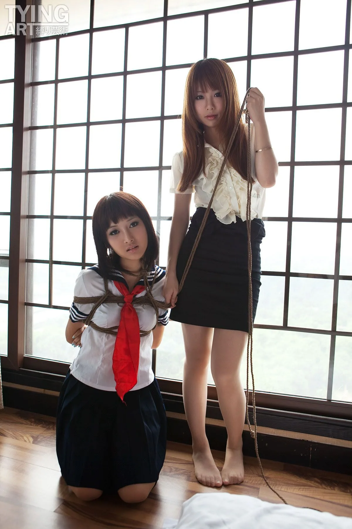 [Kỹ thuật trói buộc Yun của TyingArt]NO.091+NO.092 Dimdim & ShirylOL& Bộ sưu tập nữ sinh - 8