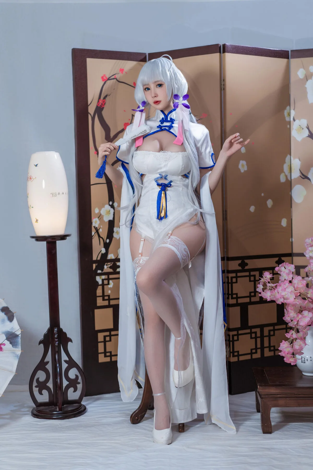 Coser@Saienji Nanka – Áo choàng cờ hiệu Blue Line Light Flag màu xanh dương - 10
