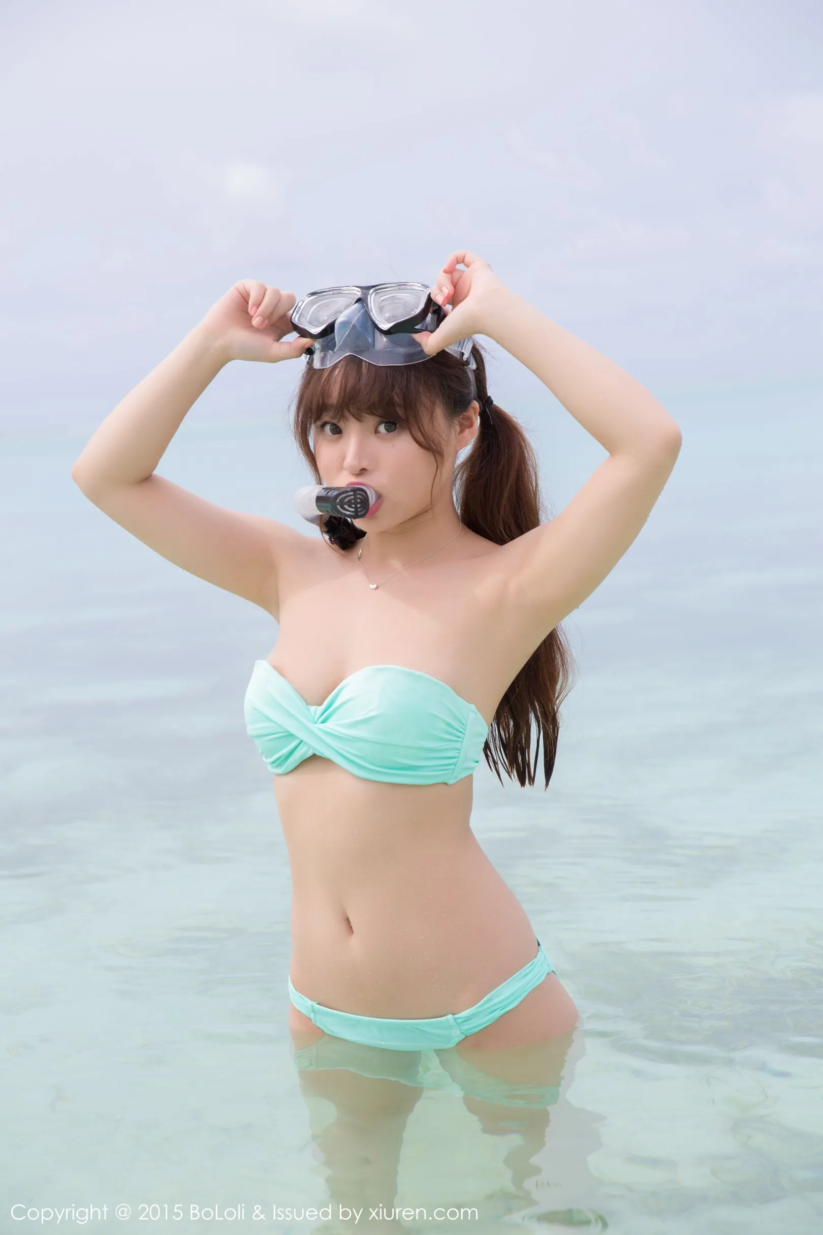 [Câu lạc bộ Polo BoLoli]VOL.049 Liu Youqi Sevenbaby - Buổi chụp ảnh tại bãi biển Maldives: Những bức ảnh ướt át và hoang dã - 28
