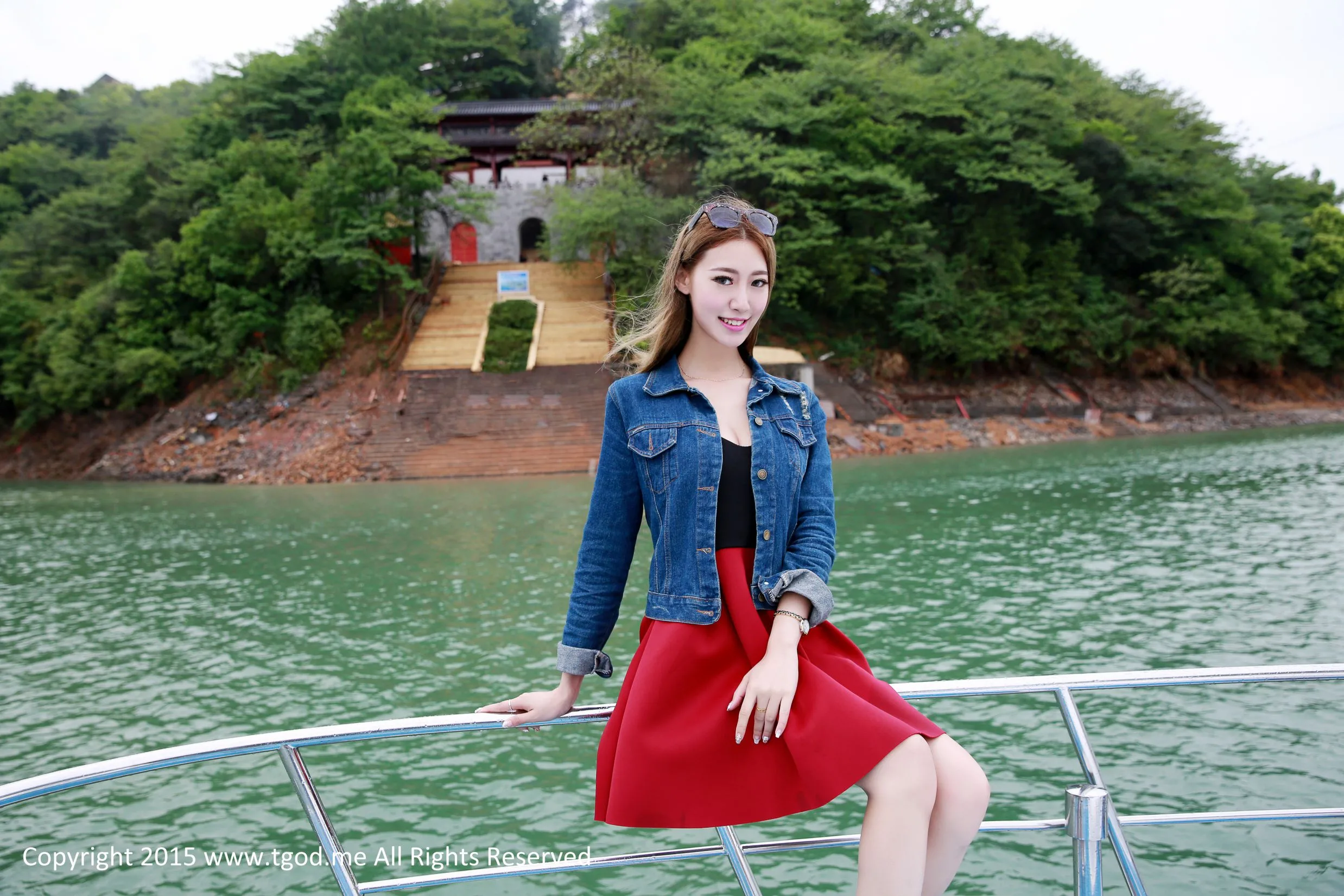 [TGOD giới thiệu các nữ thần] Wan Huijing và Gong Zixuan - Các nữ thần đến Biển Tây Cửu Giang Lạc Sơn - Bộ ảnh độ phân giải cực cao - 49