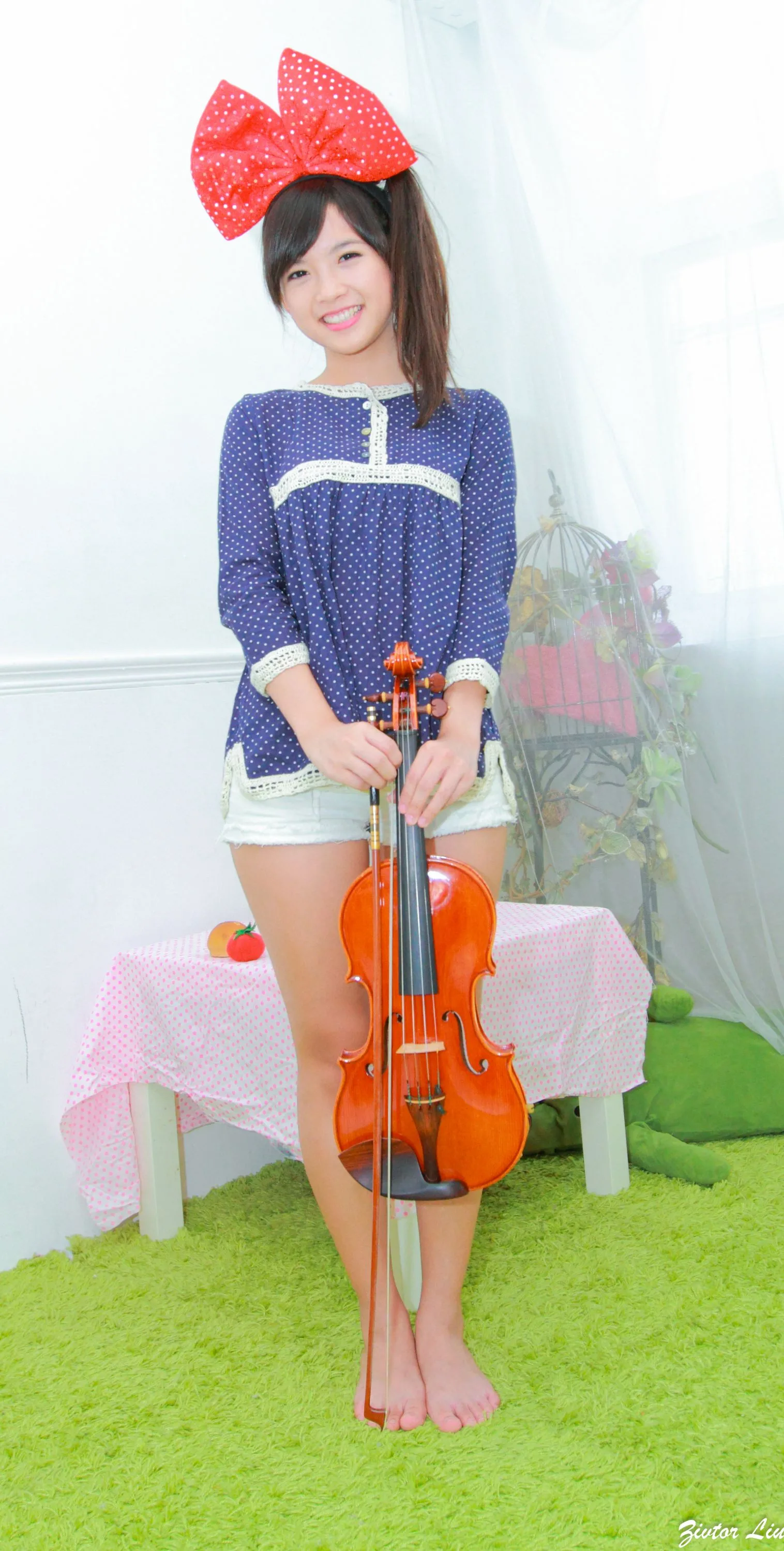 Buổi chụp ảnh tại studio của người mẫu Đài Loan Hsiao-Ching, tập 81, "Bài học thứ hai (Phần 1)". - 12
