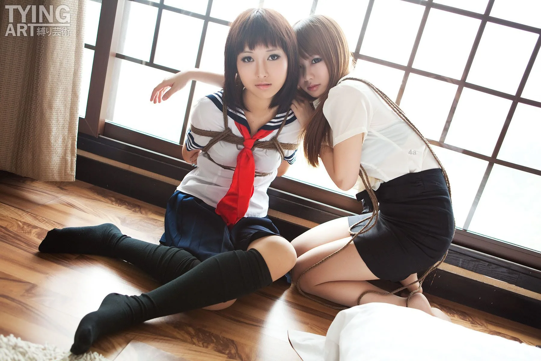 [Kỹ thuật trói buộc Yun của TyingArt]NO.091+NO.092 Dimdim & ShirylOL& Bộ sưu tập nữ sinh - 18