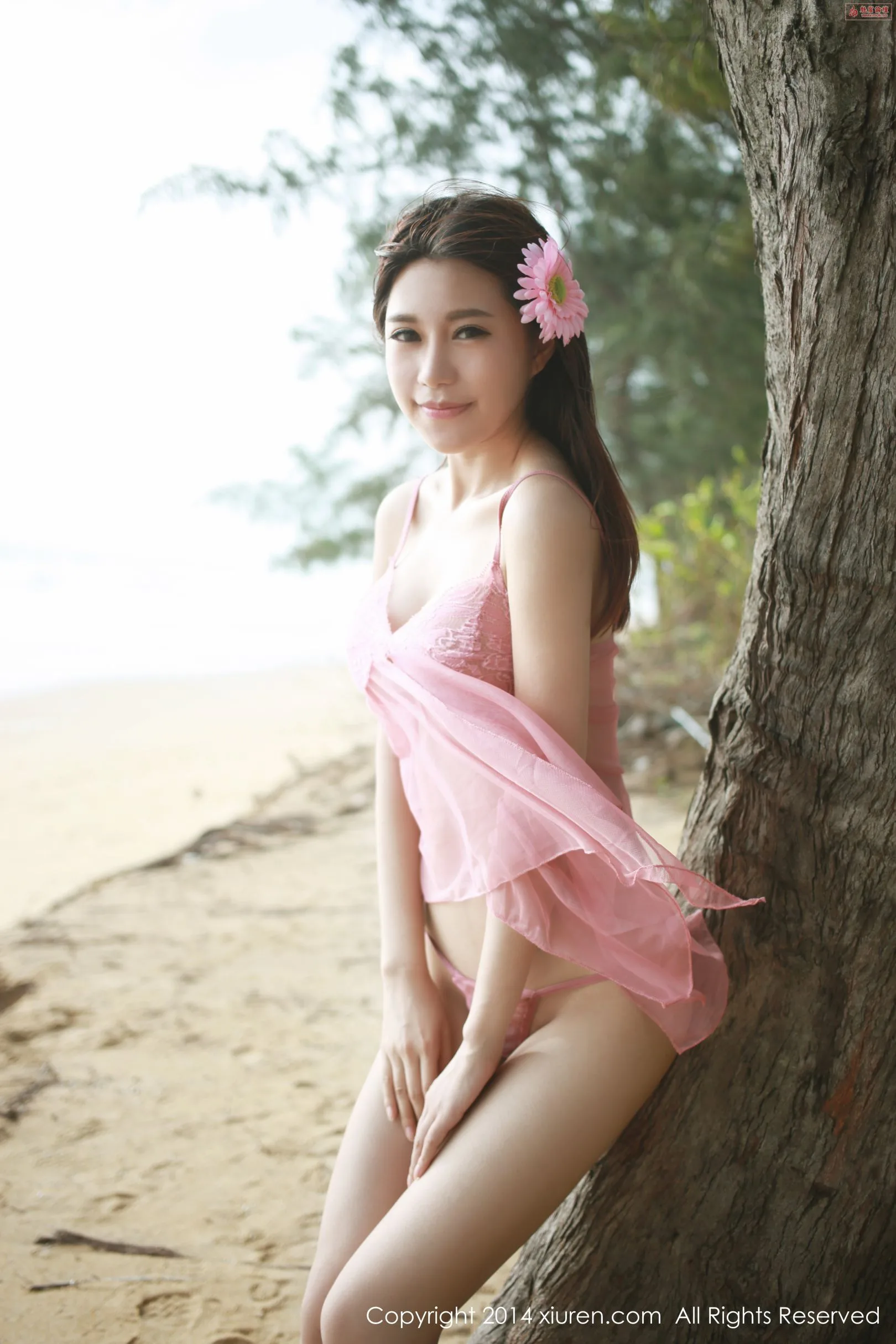 [XIUREN秀人网] Qilijiaula - Bộ ảnh vẻ đẹp ngoài trời tinh tế - 34