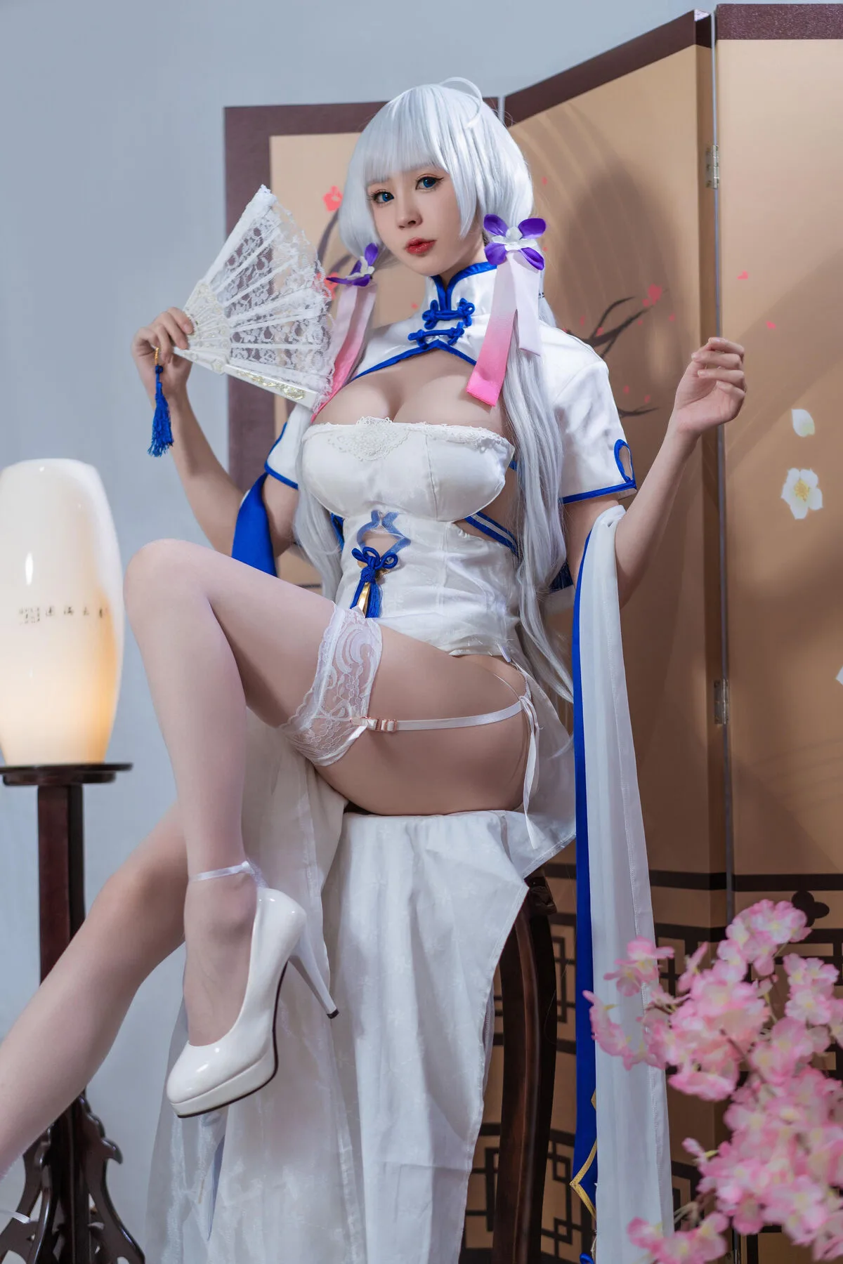 Coser@Saienji Nanka – Áo choàng cờ hiệu Blue Line Light Flag màu xanh dương - 19